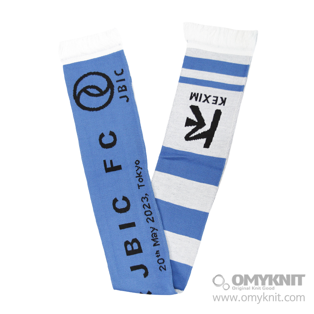 회사 축구클럽 친선경기 니트 머플러