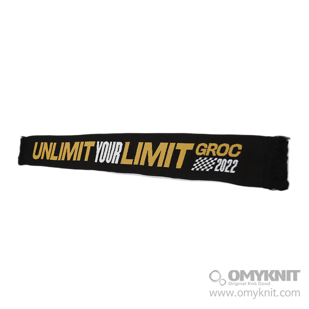 제주도 슈퍼레이스 행사용 니트 머플러