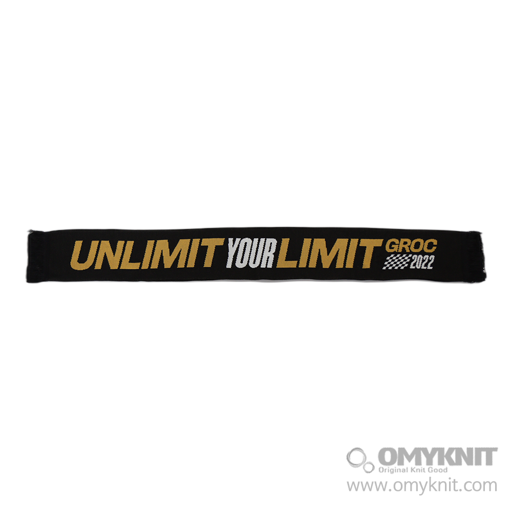 제주도 슈퍼레이스 행사용 니트 머플러