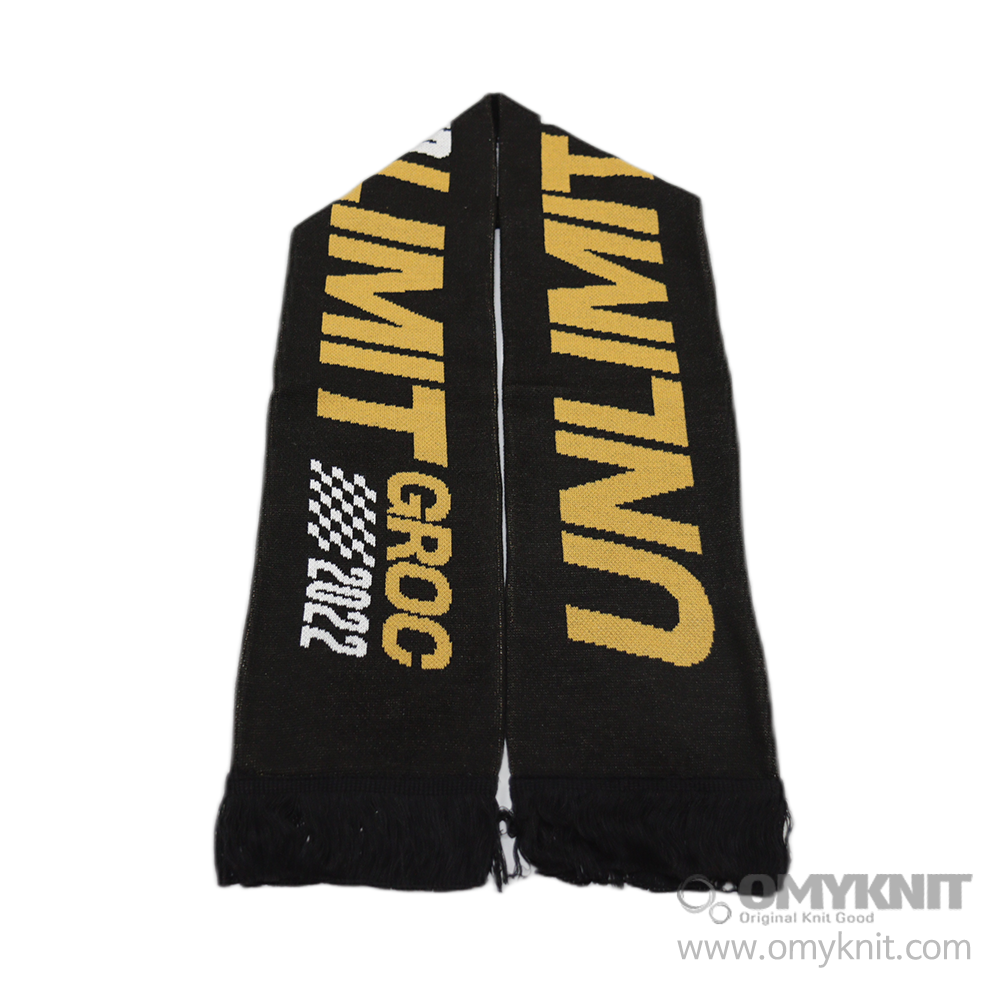 제주도 슈퍼레이스 행사용 니트 머플러