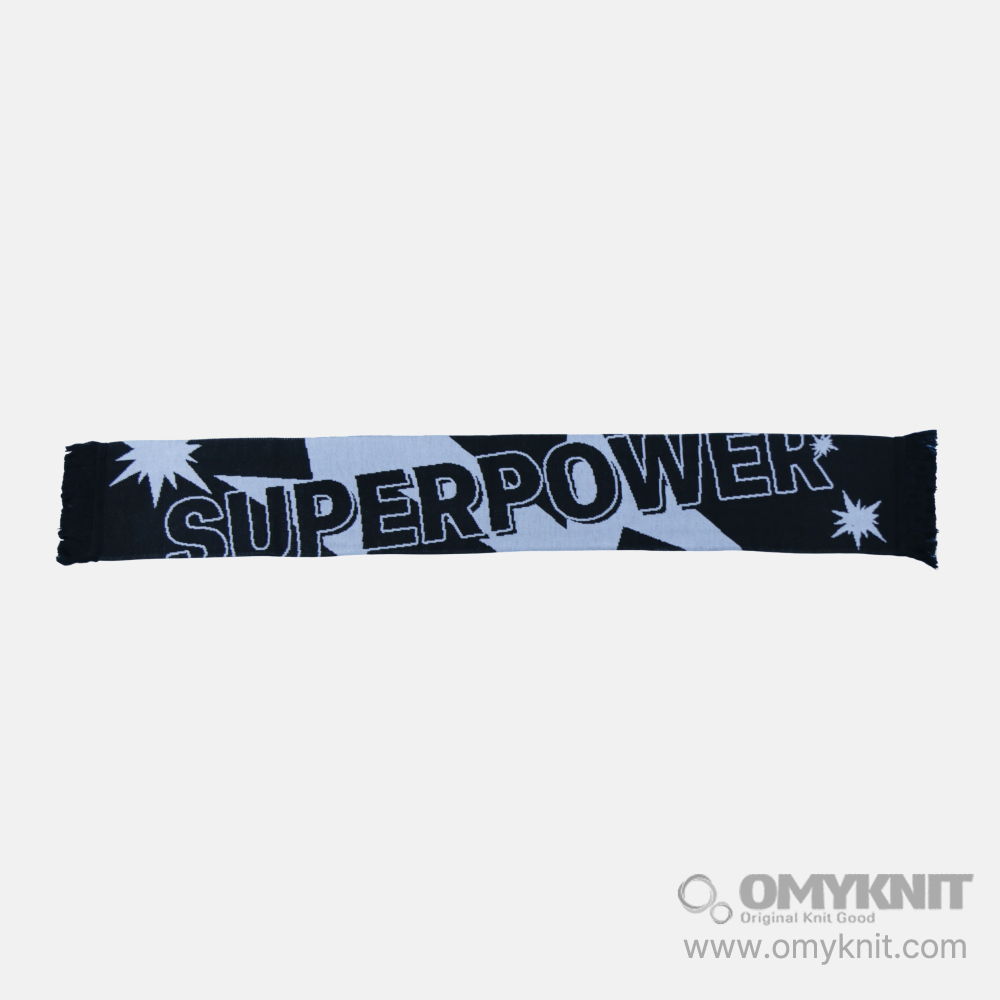 Super Power 공연용 니트머플러 대량 제작