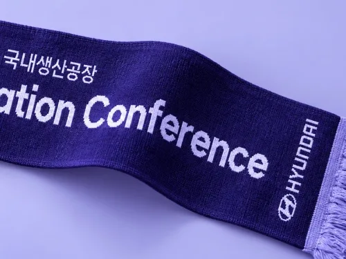 현대자동차 홍보 행사머플러