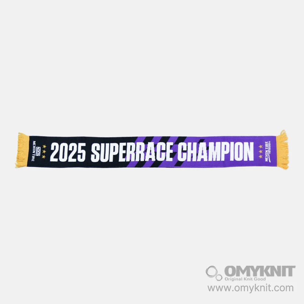2025년도 슈퍼레이스 챔피온 행사 니트머플러