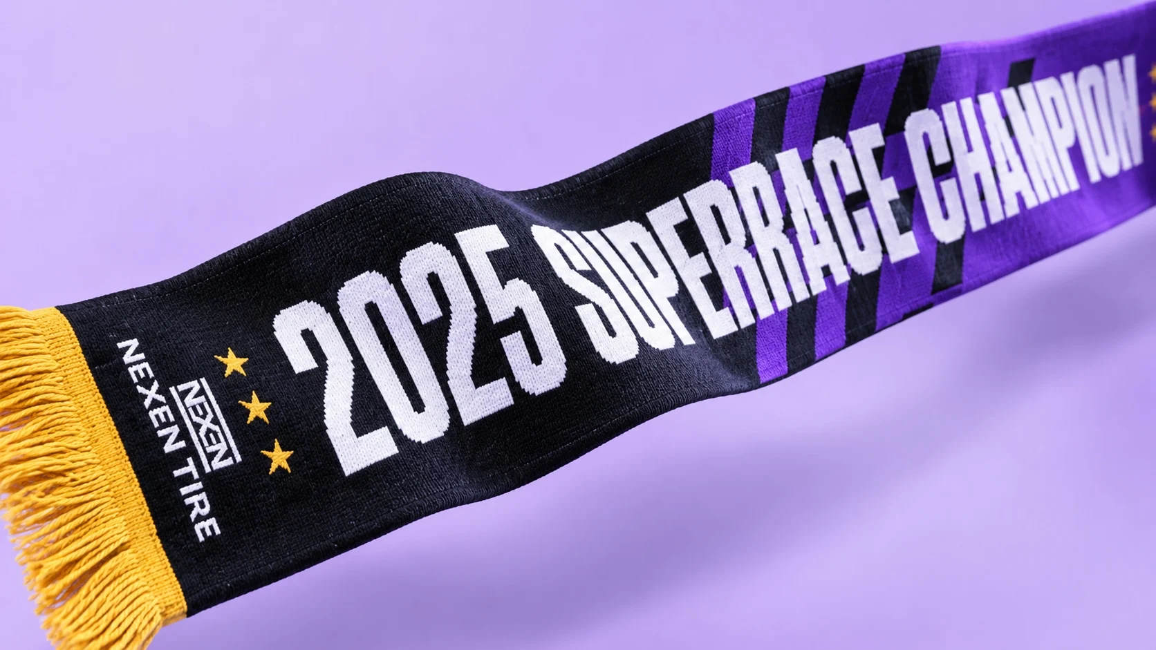 2025년도 슈퍼레이스 챔피온 행사 니트머플러